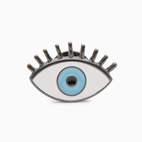 Evil eye sale enamel pin