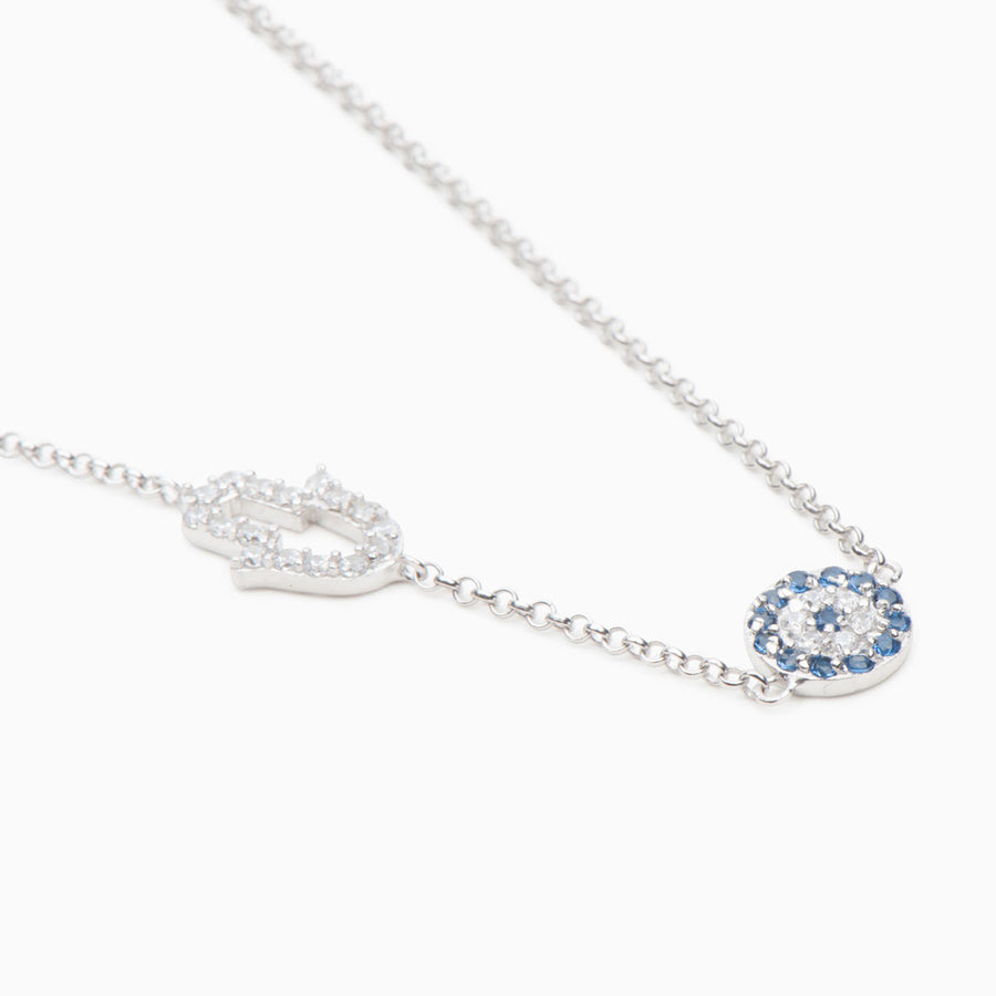 Lexa Sterling Silver Necklace - Evil Eye Collective