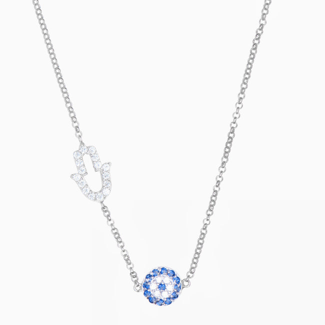 Lexa Sterling Silver Necklace - Evil Eye Collective