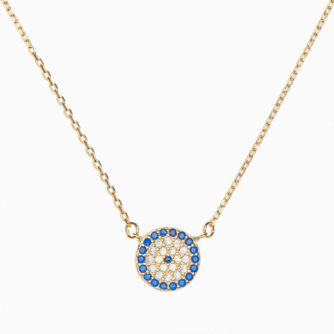 Lyssia Sterling Silver Necklace - Evil Eye Collective