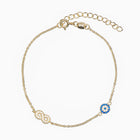 Nika Infinity Sterling Silver Bracelet - Evil Eye Collective