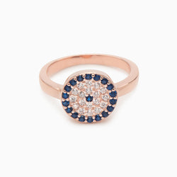 Joanna Sterling Silver Ring - Evil Eye Collective