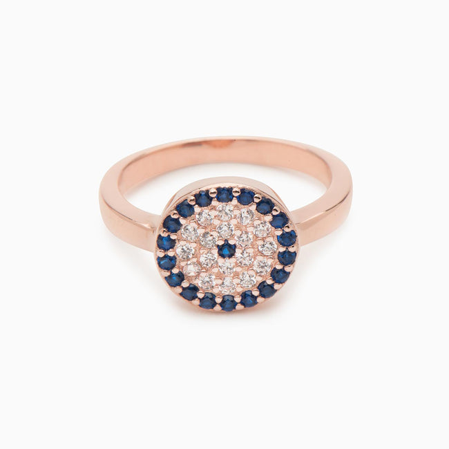 Joanna Sterling Silver Ring - Evil Eye Collective