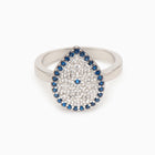 Bess Sterling Silver Ring - Evil Eye Collective