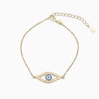 Nasia Sterling Silver Bracelet - Evil Eye Collective