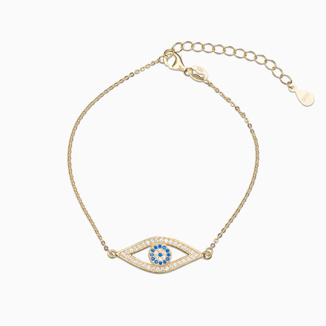 Nasia Sterling Silver Bracelet - Evil Eye Collective