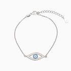 Nasia Sterling Silver Bracelet - Evil Eye Collective