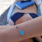 Nika Infinity Sterling Silver Bracelet - Evil Eye Collective