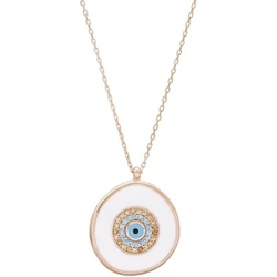 Angela Sterling Silver Charm Necklace - Evil Eye Collective