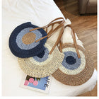 Evil Eye Straw Bag