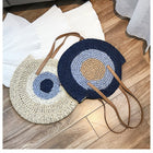 Evil Eye Straw Bag