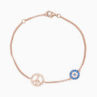 Jamie Sterling Silver Peace Bracelet - Evil Eye Collective