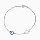 Andrea Sterling Silver Bracelet - Evil Eye Collective